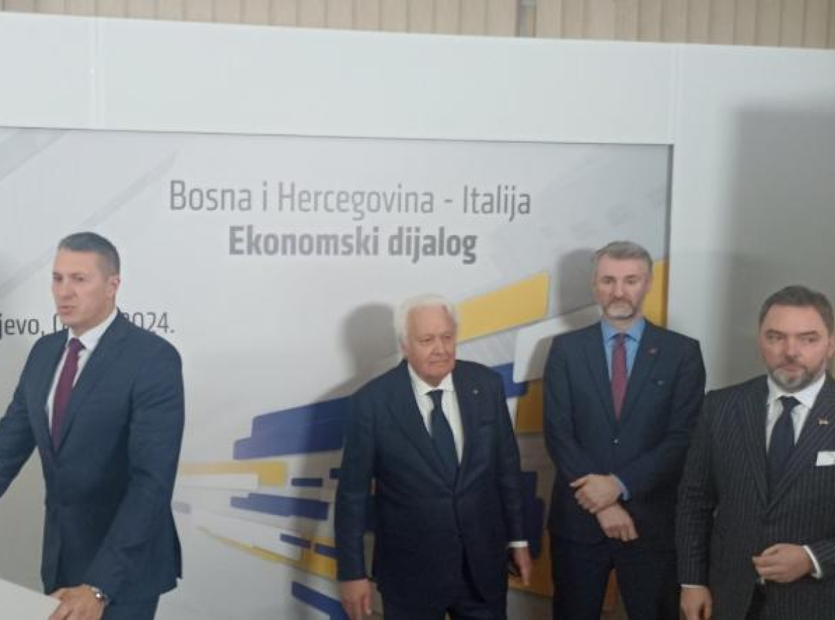 Potpisan Sporazum o ekonomskoj saradnji između Bosne i Hercegovine i Italije 